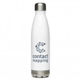 Contact Mapping - Stainless Steel Water Bottle