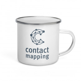 Contact Mapping - Enamel Mug